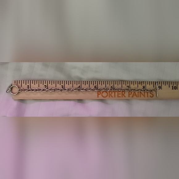 Women's Necklace & Bracelet Set with 🤍 heart pendant 🩶 - Picture 8 of 8